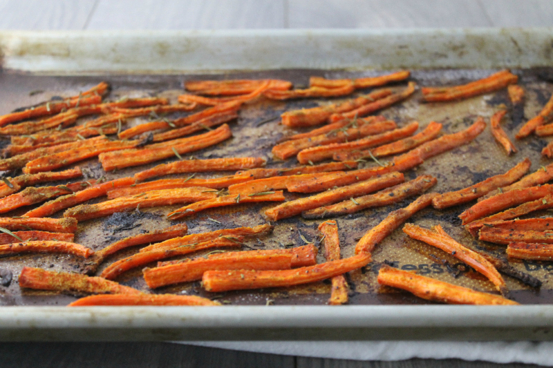 Cumin & Rosemary Roasted Carrots