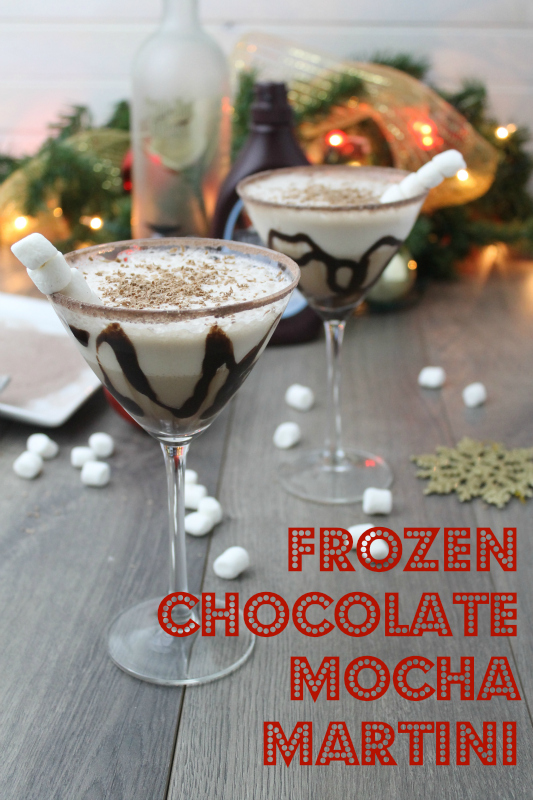 Frozen Chocolate Mocha Martini